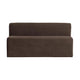 WOOOD Mojo Base eetkamerbank 164 cm velvet Bruin