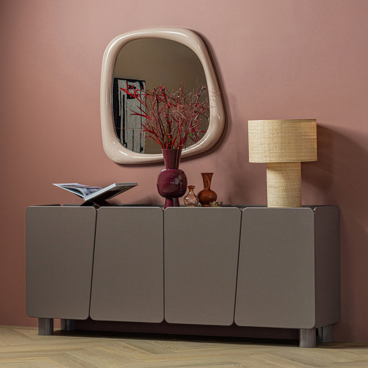 WOOOD Root dressoir Truffel Bruin