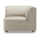 HKliving Jax bank right corner Pure Ivory