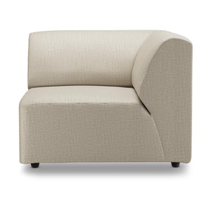HKliving Jax bank right end Pure Ivory