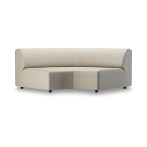 HKliving Jax bank round Pure Ivory
