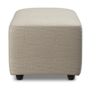HKliving Jax bank hocker small Pure Ivory
