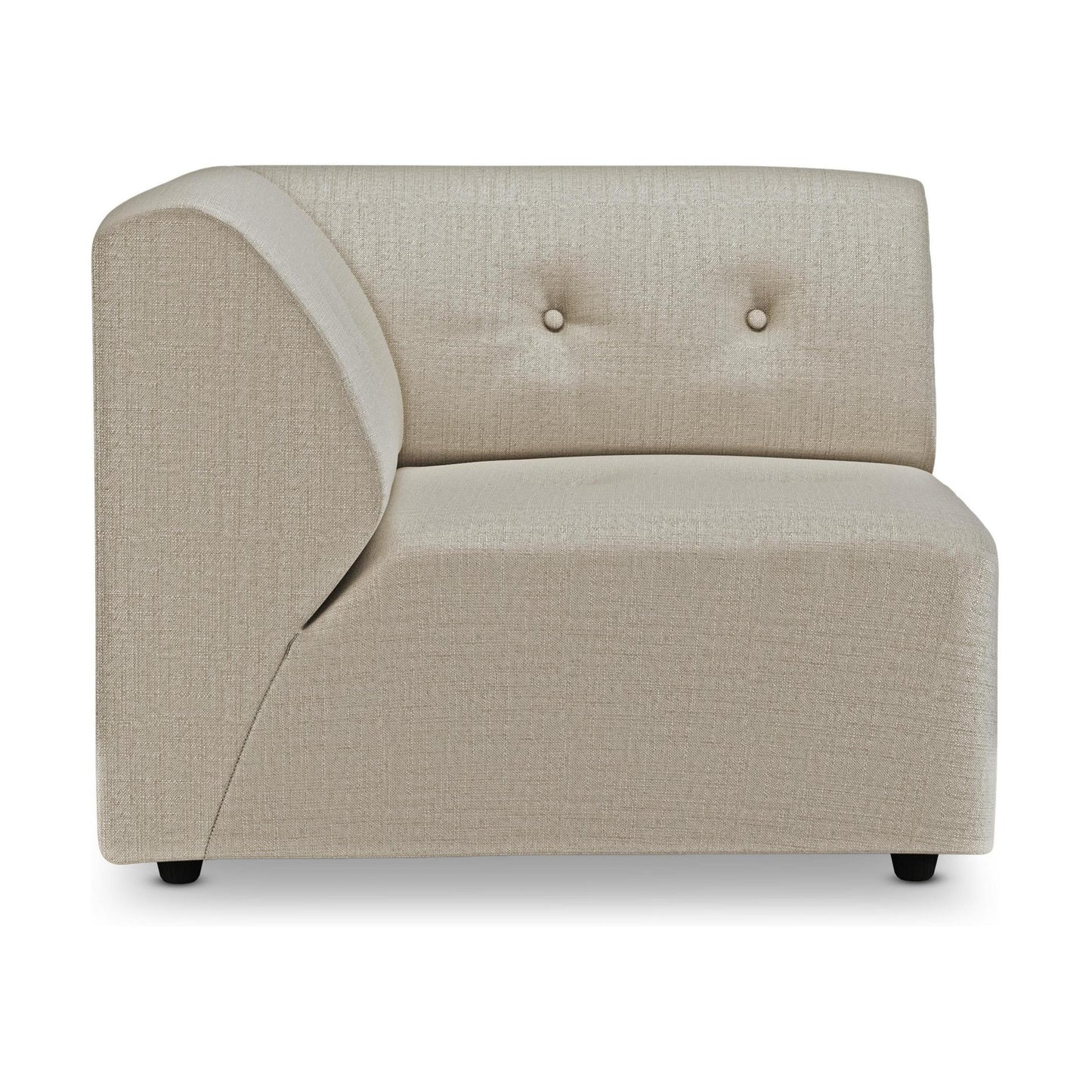 HKliving Vint bank left Pure Ivory