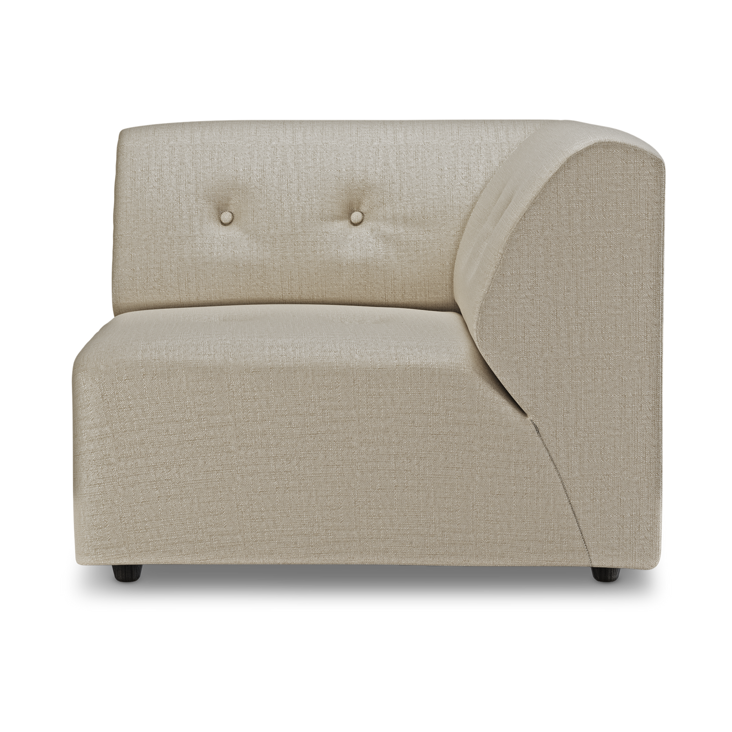 HKliving Vint bank right Pure Ivory