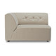HKliving Vint bank left 1,5-seat Pure Ivory