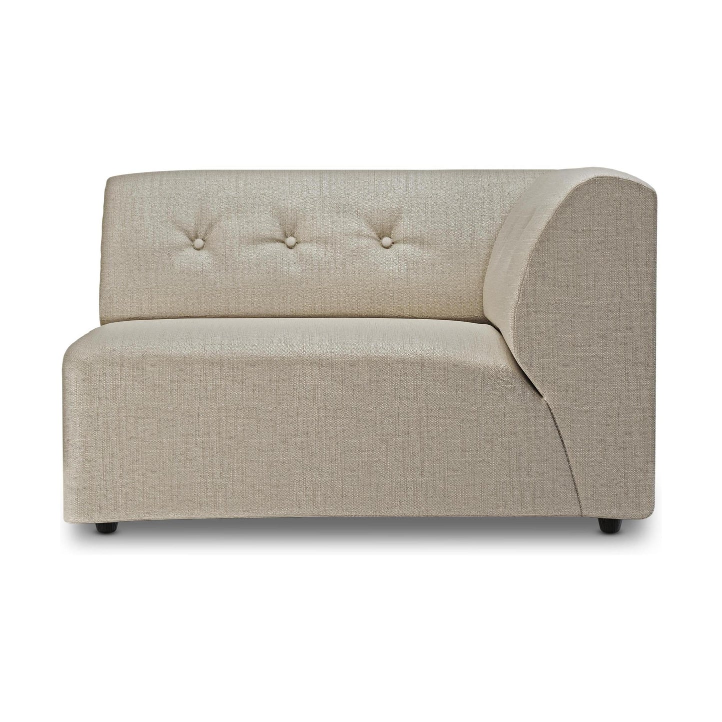 HKliving Vint bank right 1,5-seat Pure Ivory