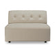 HKliving Vint bank middle 1,5-seat Pure Ivory