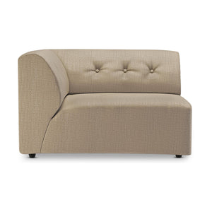 HKliving Vint bank left 1,5-seat Pure Earth