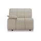 HKliving Wave bank left low arm Pure Ivory
