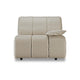 HKliving Wave bank right low arm Pure Ivory