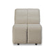 HKliving Wave bank middle small Pure Ivory