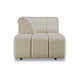 HKliving Wave bank left divan arm Pure Ivory