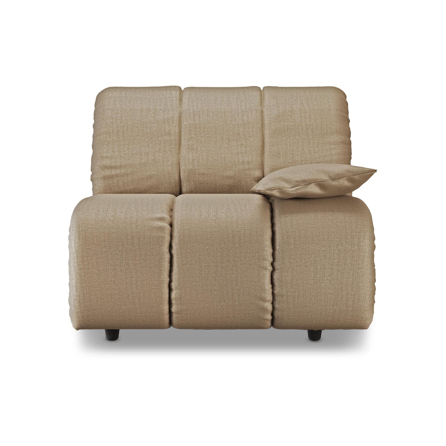 HKliving Wave bank right low arm Pure Earth