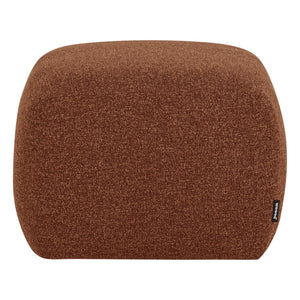 WOOOD Mojo Base poef bouclé Roestbruin