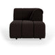 HKliving Wave bank right divan Royal Velvet Espresso