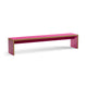 HKliving Bench eetkamerbank 220 cm Raspberry