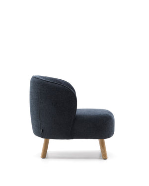 Kave Home Ulit fauteuil Dark Grey naturel