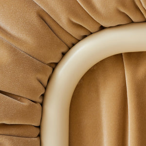 HKliving Arc fauteuil sand frame Royal Velvet Cream