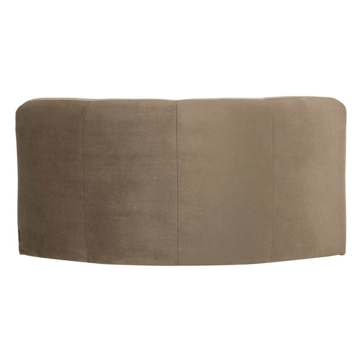 WOOOD Mojo Base bank hoekelement rond velvet Khaki