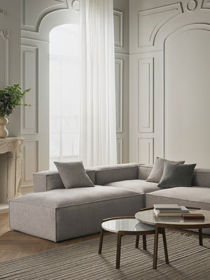Bolia Cosima 3-zits bank 300 cm chaise longue links Monza beige