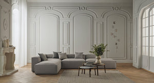 Bolia Cosima 3-zits bank 300 cm open eind rechts Monza beige
