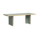 HKliving Dining Table eettafel 220x90 cm Pale Green