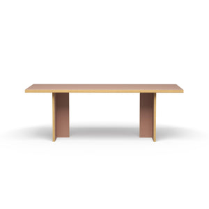 HKliving Dining Table eettafel 220x90 cm Clay