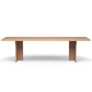 HKliving Dining Table eettafel 280x100 cm Clay