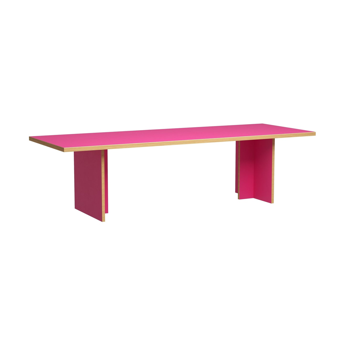HKliving Dining Table eettafel 280x100 cm Raspberry