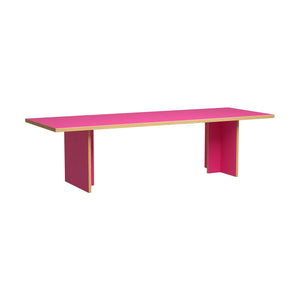 HKliving Dining Table eettafel 280x100 cm Raspberry
