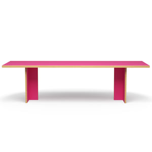 HKliving Dining Table eettafel 280x100 cm Raspberry