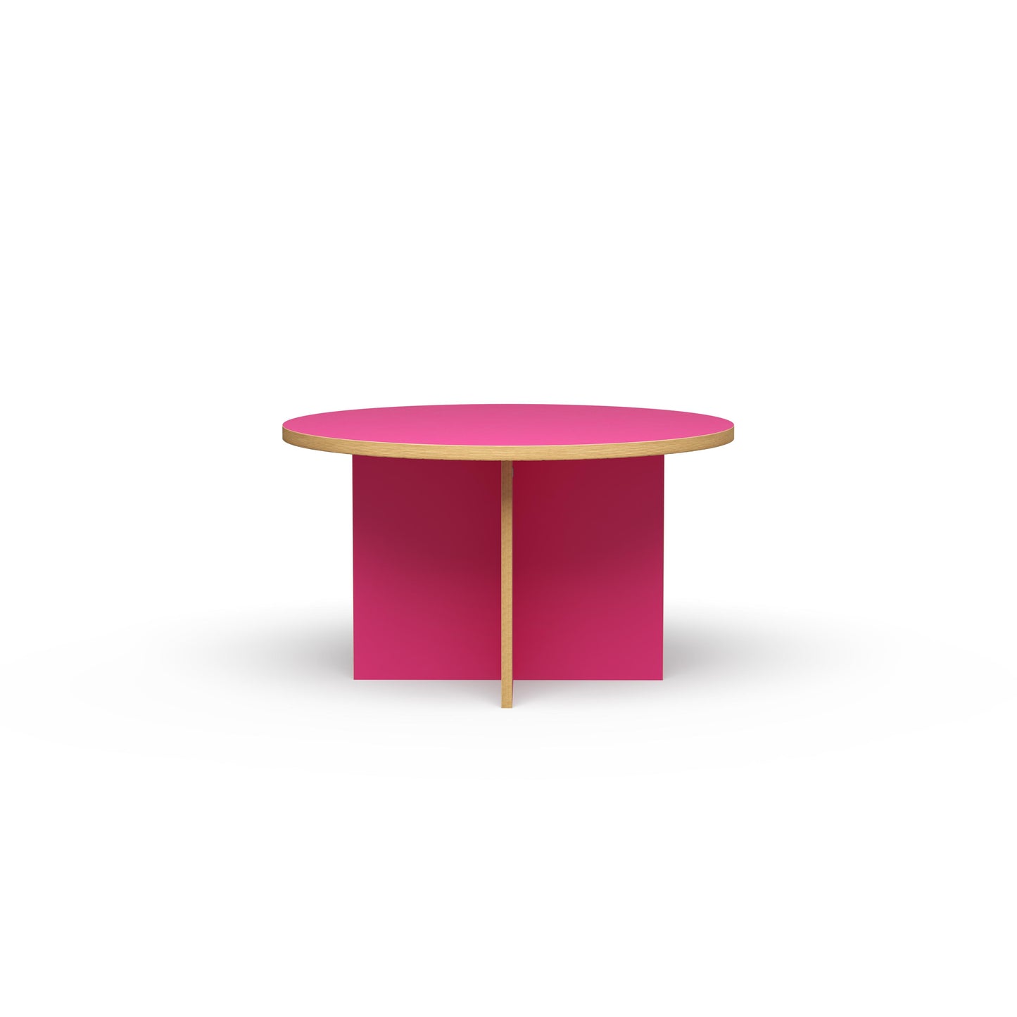 HKliving Dining Table eettafel Ø130 cm Raspberry
