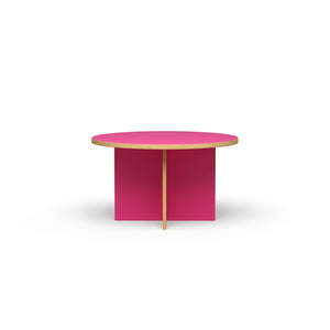 HKliving Dining Table eettafel Ø130 cm Raspberry