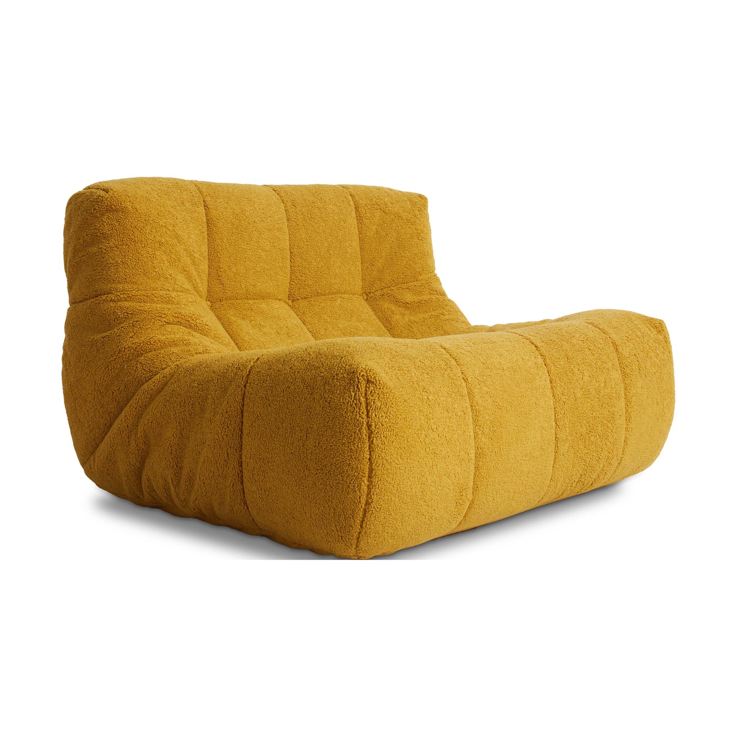 HKliving Lazy Lounge fauteuil Fluffy Ochre