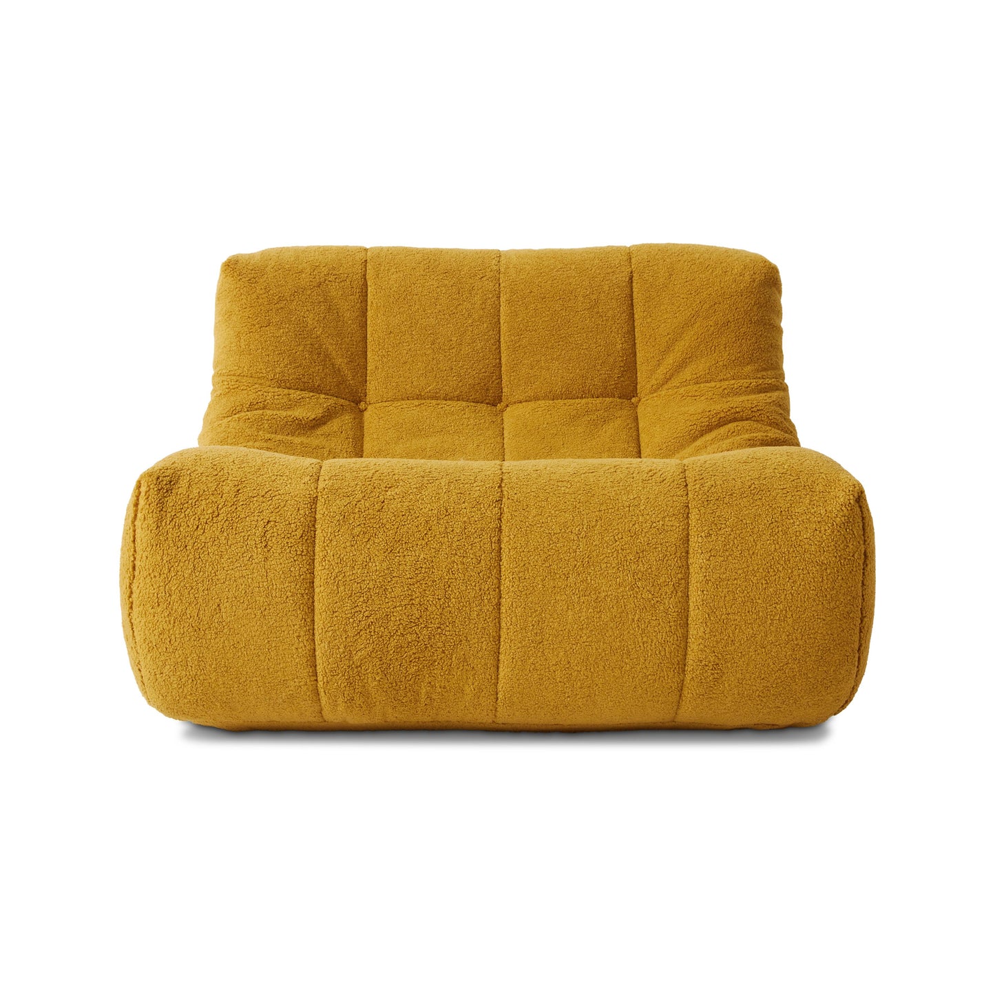 HKliving Lazy Lounge fauteuil Fluffy Ochre