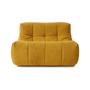 HKliving Lazy Lounge fauteuil Fluffy Ochre