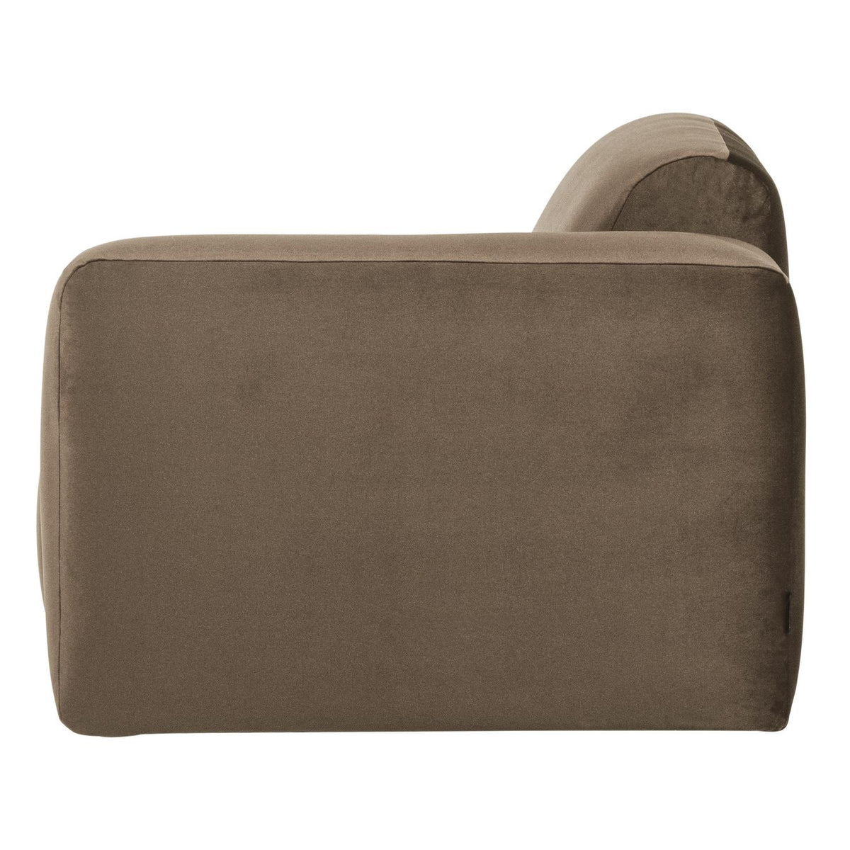 WOOOD Mojo Base 1-zits bank arm rechts velvet Taupe