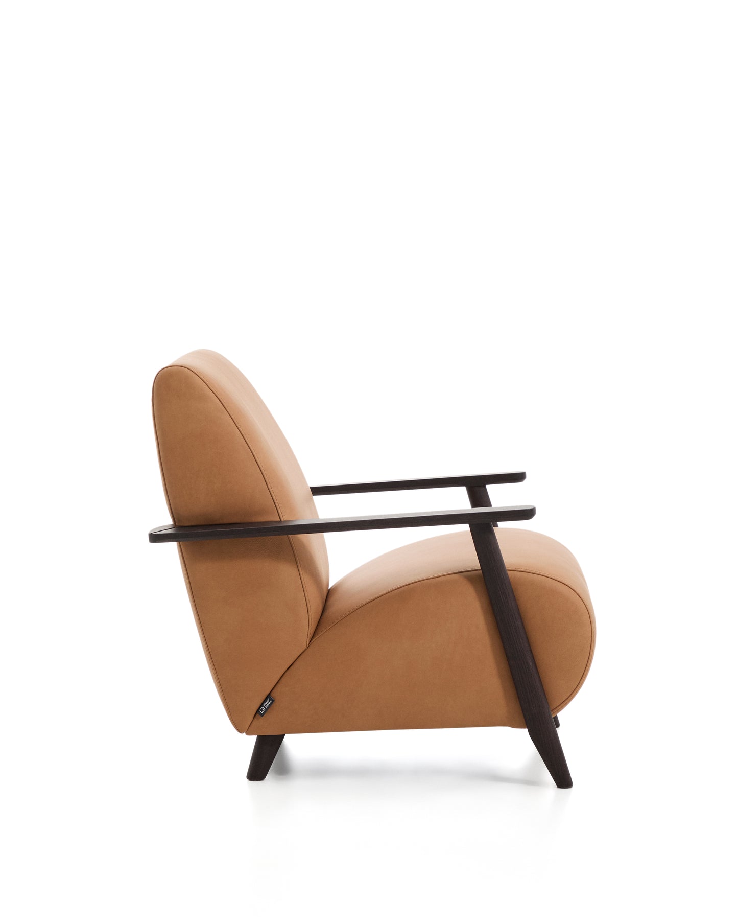 Kave Home Meghan fauteuil Bruin/Donker bruin