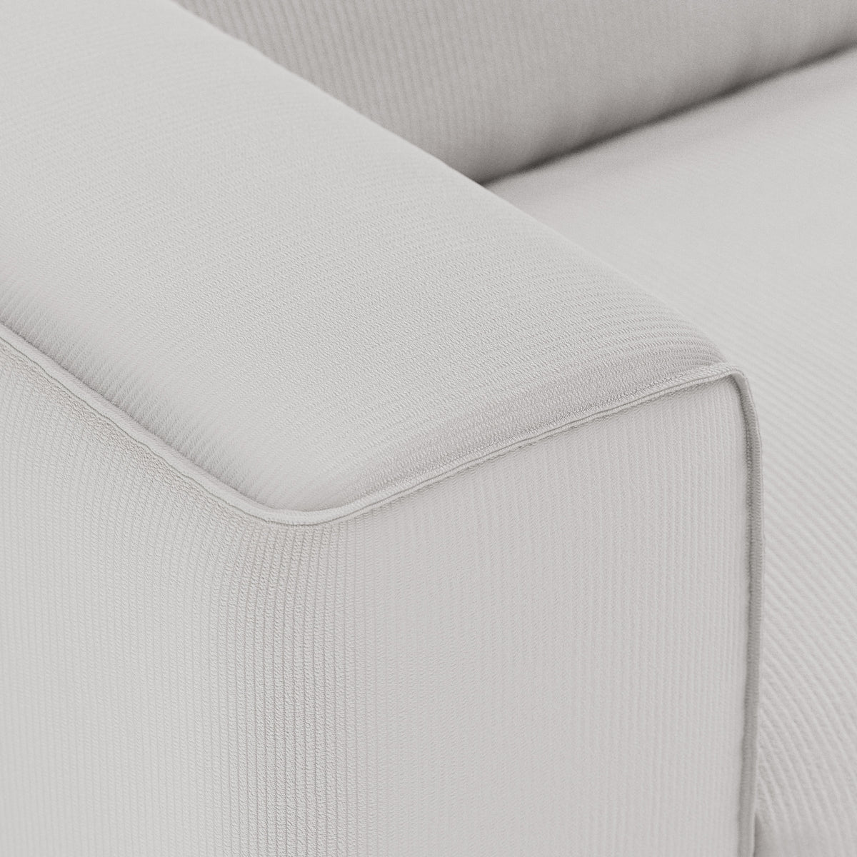 HKliving Flake bank left Corduroy Rib Cream