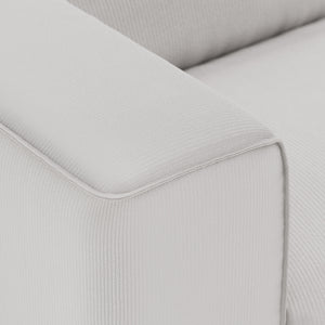 HKliving Flake bank left Corduroy Rib Cream