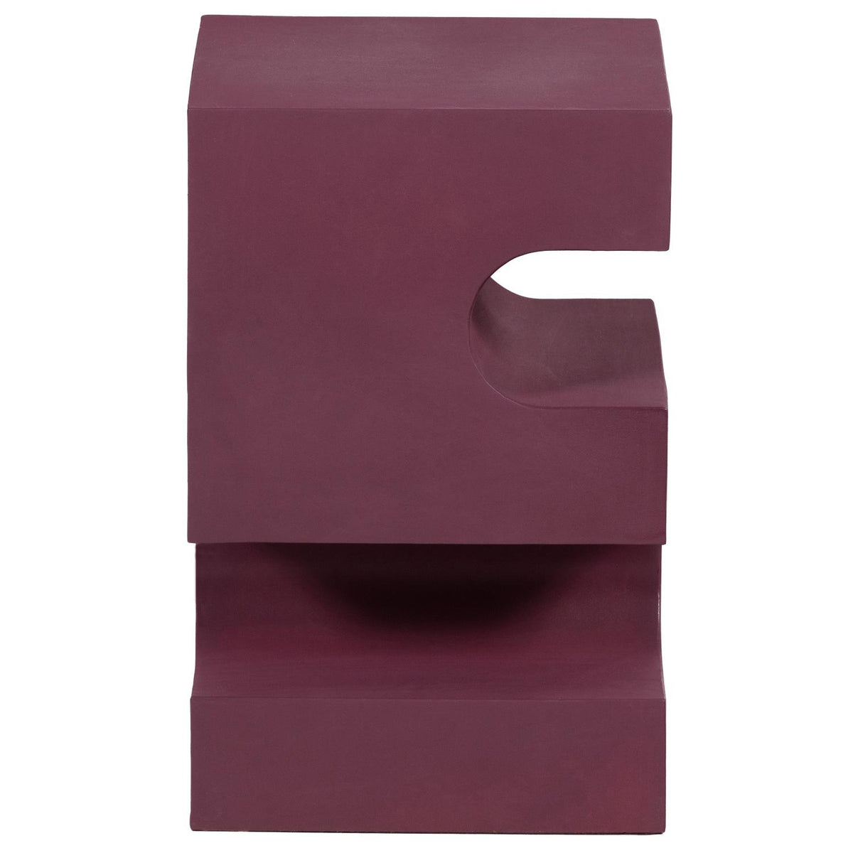 WOOOD Jessa bijzettafel Paars/Bruin