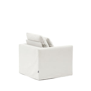 Kave Home Nora fauteuil 92x90 cm Ecru