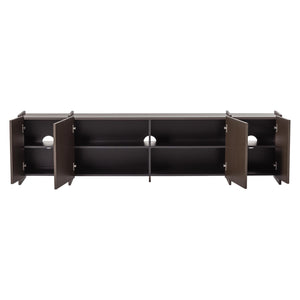 WOOOD Brock tv-meubel 200 cm Middenbruin