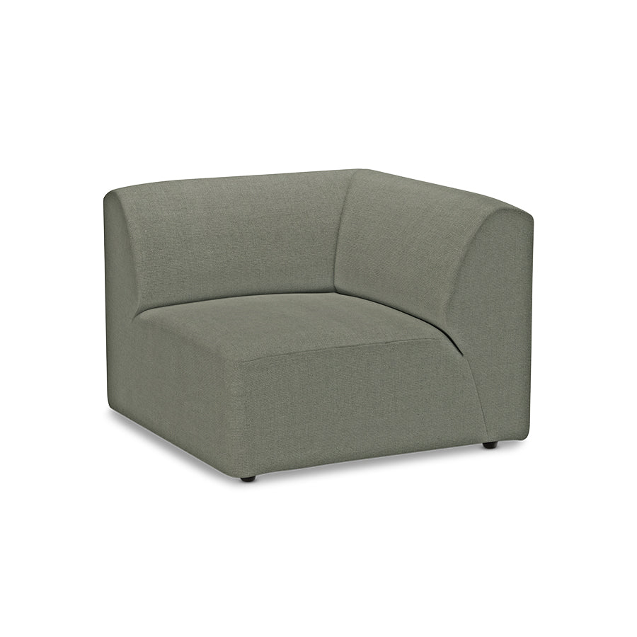 HKliving Jax bank right corner Linen Army Green