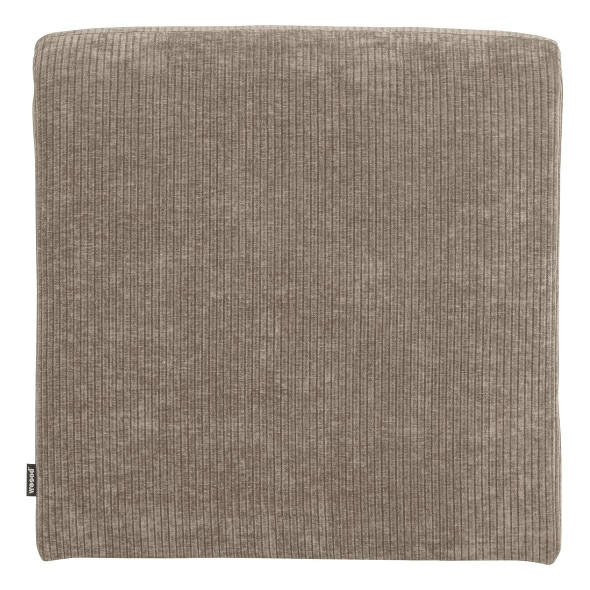 WOOOD Mojo Base eetkamerbank 84 cm met rugleuning rib Donkerzand