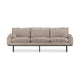 HKliving Retro 3-zitsbank Sneak Beige