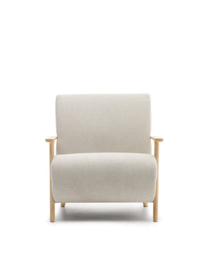 Kave Home Meghan fauteuil Pearl naturel