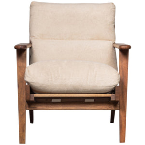 WOOOD Houston fauteuil bouclé Naturel