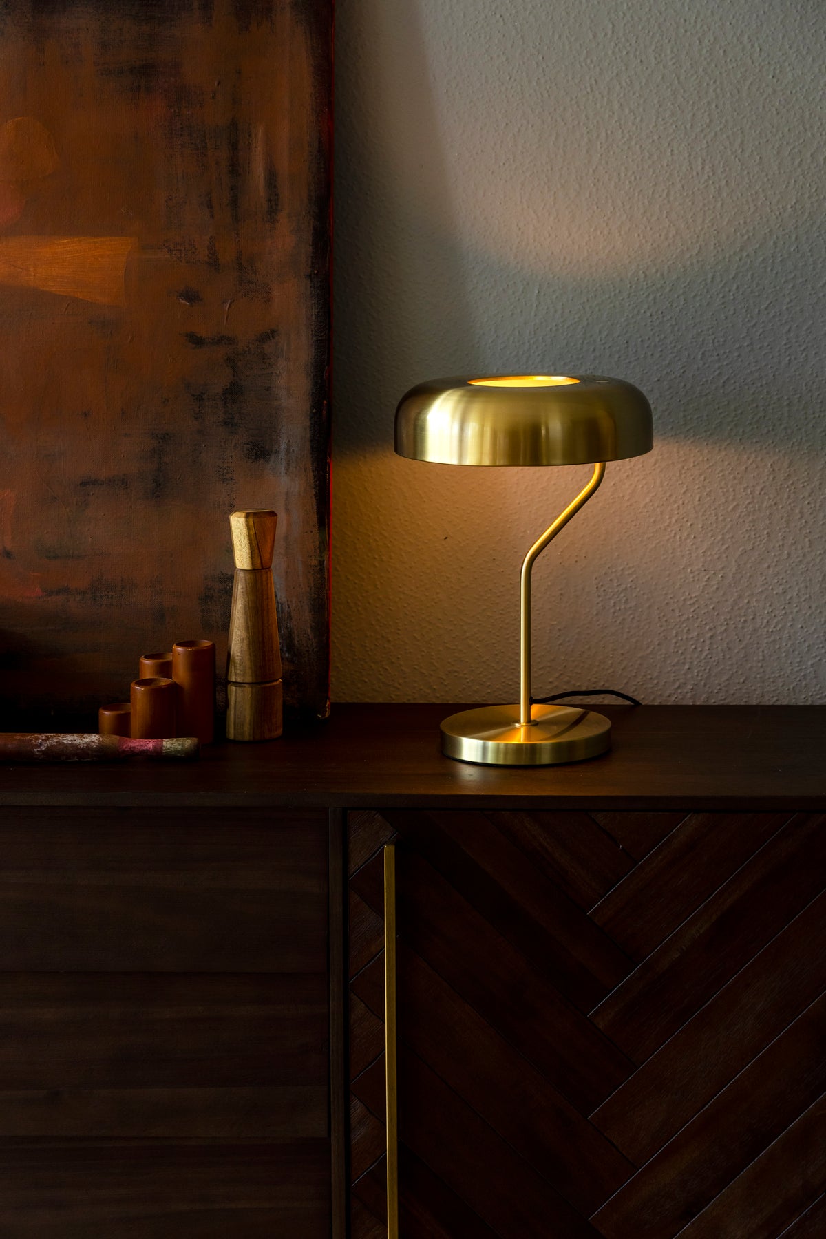 Dutchbone Eclipse bureaulamp Goud