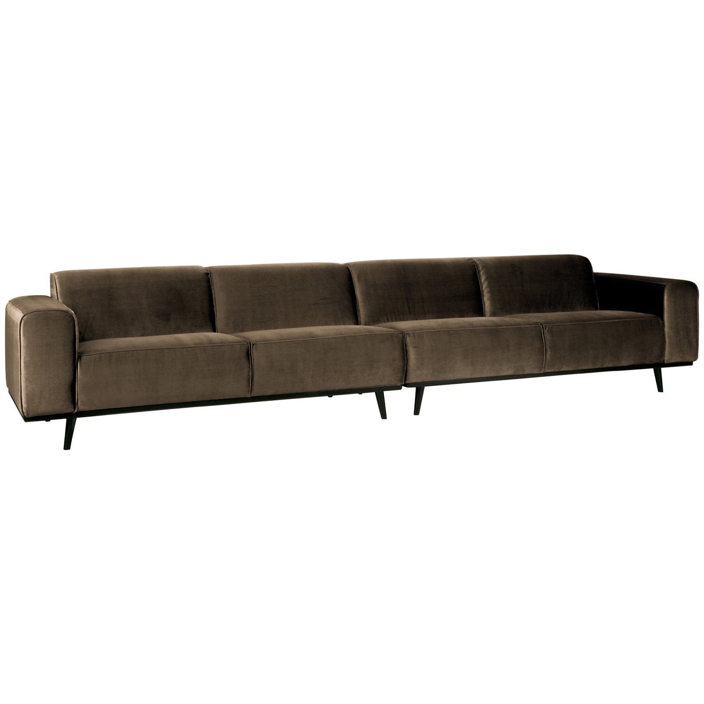 WOOOD Statement XL 4-zits bank 372 cm Velvet Taupe